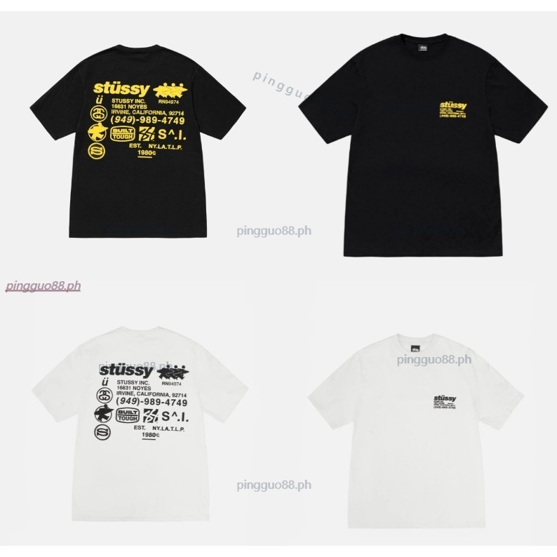 เสื้อยืดย้อมโลโก้โฟมพิมพ์เสื้อเชิ้ตแขนสั้นคอกลมหลวม