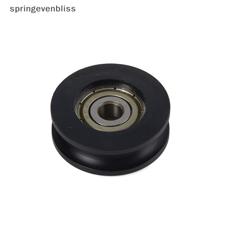 Springevenbliss คุณภาพสูง U Groove Roller Pulley 626 แบริ่งเหล็กแบริ่ง Roller ฉีดเคลือบ U-shape Pulley ล้อสําหรับสไลด์ประตูหน้าต่าง Springevenbliss