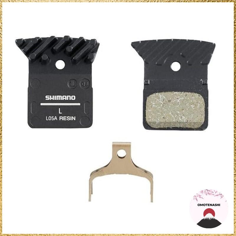 Shimano (SHIMANO) Repair Parts Disc Brake Pad L05A-RF Resin with Fin 1 Pair EBPL05ARFA