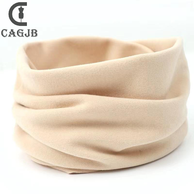 [SSNE] ผ้าพันคอคออบอุ่นสีทึบแฟชั่นฤดูหนาวสําหรับผู้ชายและผู้หญิง UOM