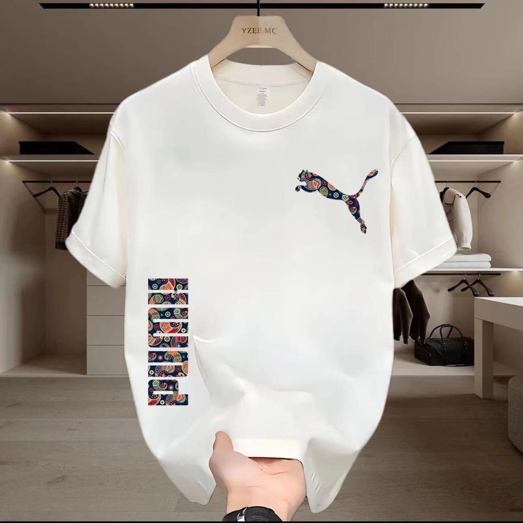 เสื้อยืดแขนสั้นผ้าฝ้ายแท้ เฮฟวี่เวท คอลเลคชั่นฤดูร้อน แบรนด์อินเทรนด์ ตอบสนองจินตนาการของคุณทั้งหมด