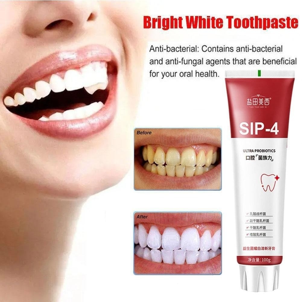 ยาสีฟัน skintific 00g ยาสีฟันไวท์เทนนิ่งทําความสะอาดลมหายใจสดชื่น sip-oral care ยาสีฟัน DZKB G6ID
