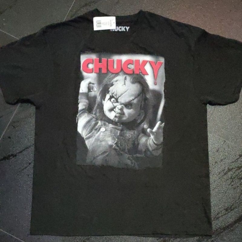 [HOT] เสื้อยืดหนัง สยองขวัญ CHUCKY ลิขสิทธิ์แท้..หายากน่าสะสม .. 🙏S-5XL