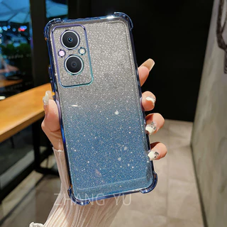กันกระแทกเคสสําหรับ OPPO reno 7z 5g reno 8z 5g เคสโทรศัพท์ 3D ที่วางกระจกแต่งหน้าสร้อยข้อมือใหม่ softcase