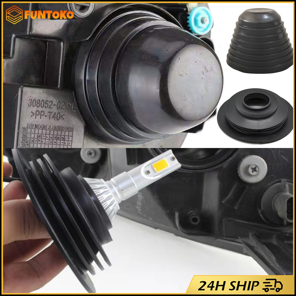 สินค้ามีคุณภาพ ฝาครอบไฟหน้า LED ยาง กันฝุ่น กันน้ํา H4 สําหรับรถยนต์