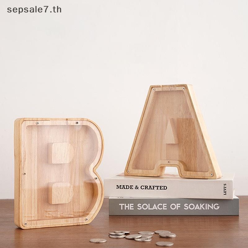 ขายร้อน 26 ตัวอักษร Moneybox เหรียญเงิน Piggy Bank Letter Saving กล่องเดสก์ท็อปเครื่องประดับตกแต่งบ้านหัตถกรรมสําหรับเด็ก {th}