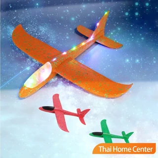 เครื่องบินร่อนของเล่นสำหรับเด็ก โฟมเครื่องบิน มีไฟ plane 48CM