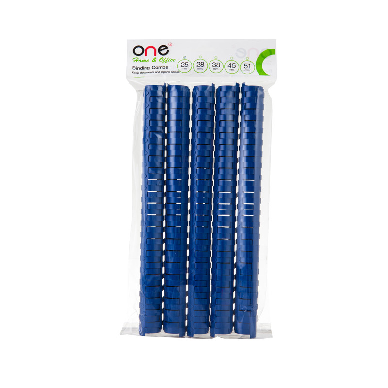 ONE สันห่วง 25 มม. สีน้ำเงิน (แพ็ค 10 อัน) ONE Home&Office
