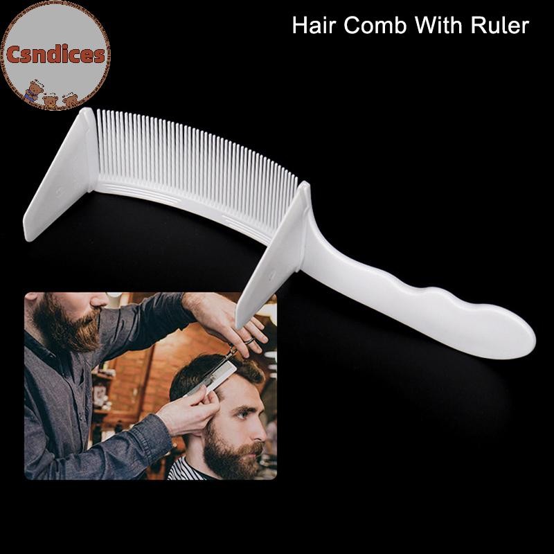 Csndices 1PC โค้ง Clipper หวีชายตัดผมสไตลิสต์แบนแปรง Cutg หวี TH