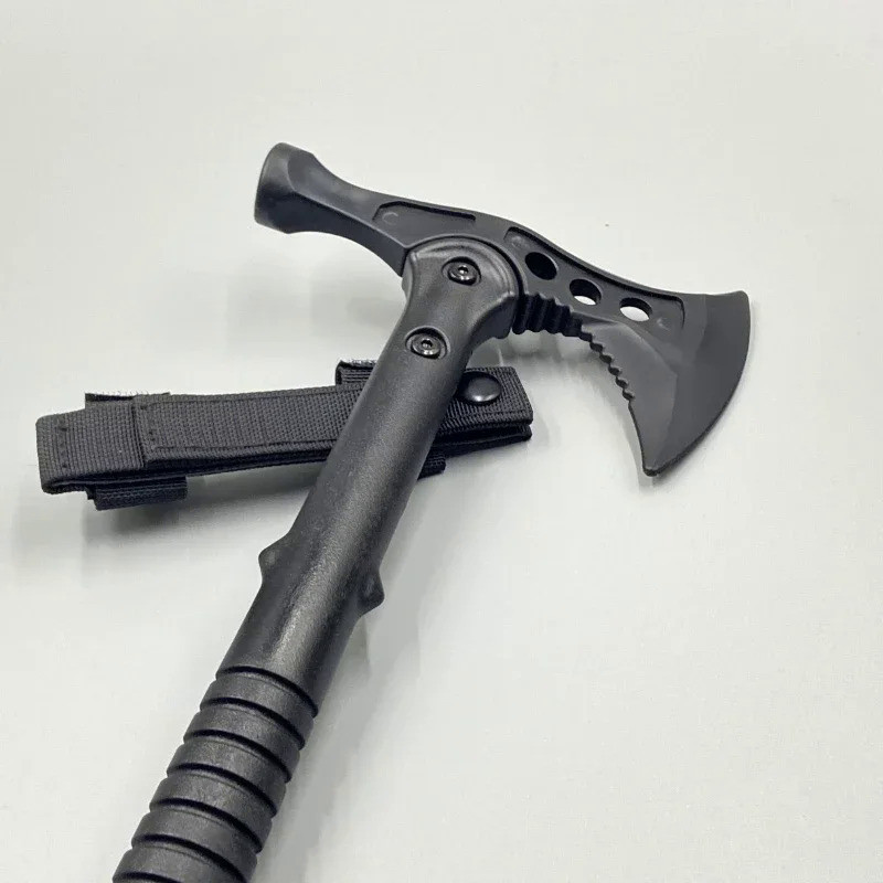 37cm New Simulation Axe Rubber Ax Prop Training Model Ax Movie Props  Game Samurai Weapon Model Birt