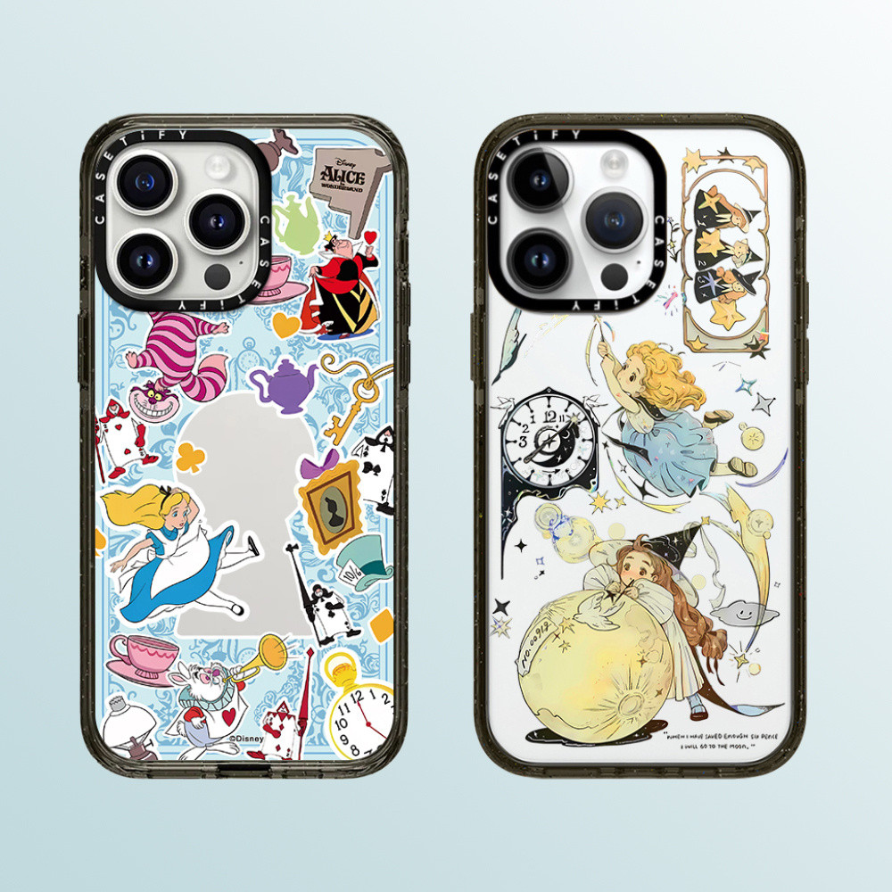 Casetify เคสโทรศัพท์อะคริลิคคุณภาพสูงเหมาะสําหรับ iPhone 16promax 16pro 16 plus 15 promax 14 promax 15 pro 14 pro 13 pro 12 แฟชั่นป้องกันการตกเปลือกแข็งนางเงือก