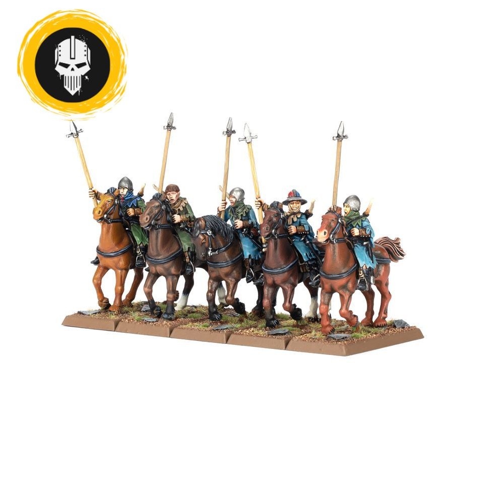 (FORGEWORLD) WARHAMMER THE OLD WORLD: KINGDOM OF BRETONNIA: Mounted Yeomen โมเดลเกม THE OLD WORLD