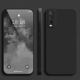เคส Vivo Y20 Y20i Y20S สีทึบ Vivo Y20i Y20S เคสซิลิโคนป้องกันการตกสีธรรมดาเรียบง่าย YT