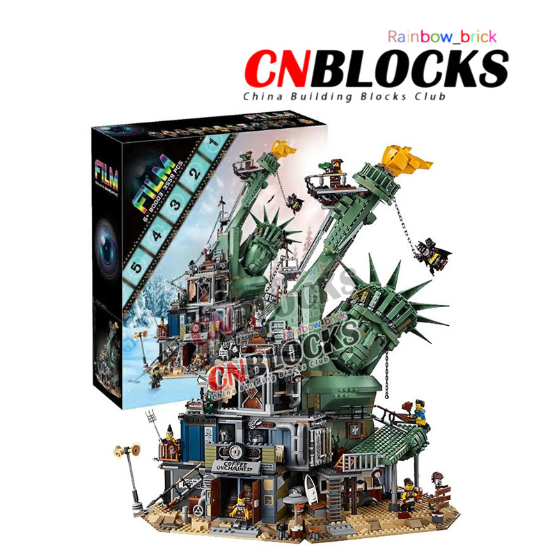 Creator Expert Series 70840 Welcome To Apocalypseburg 70840 รูปปั้น Liberty Model Set Building Block