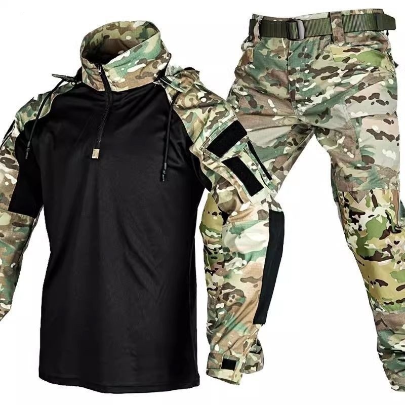 [COD] เสื้อยูนิฟอร์มผู้ชาย + กางเกง กิจกรรมกลางแจ้ง ชุด CS Suit Jungle Train Clothing