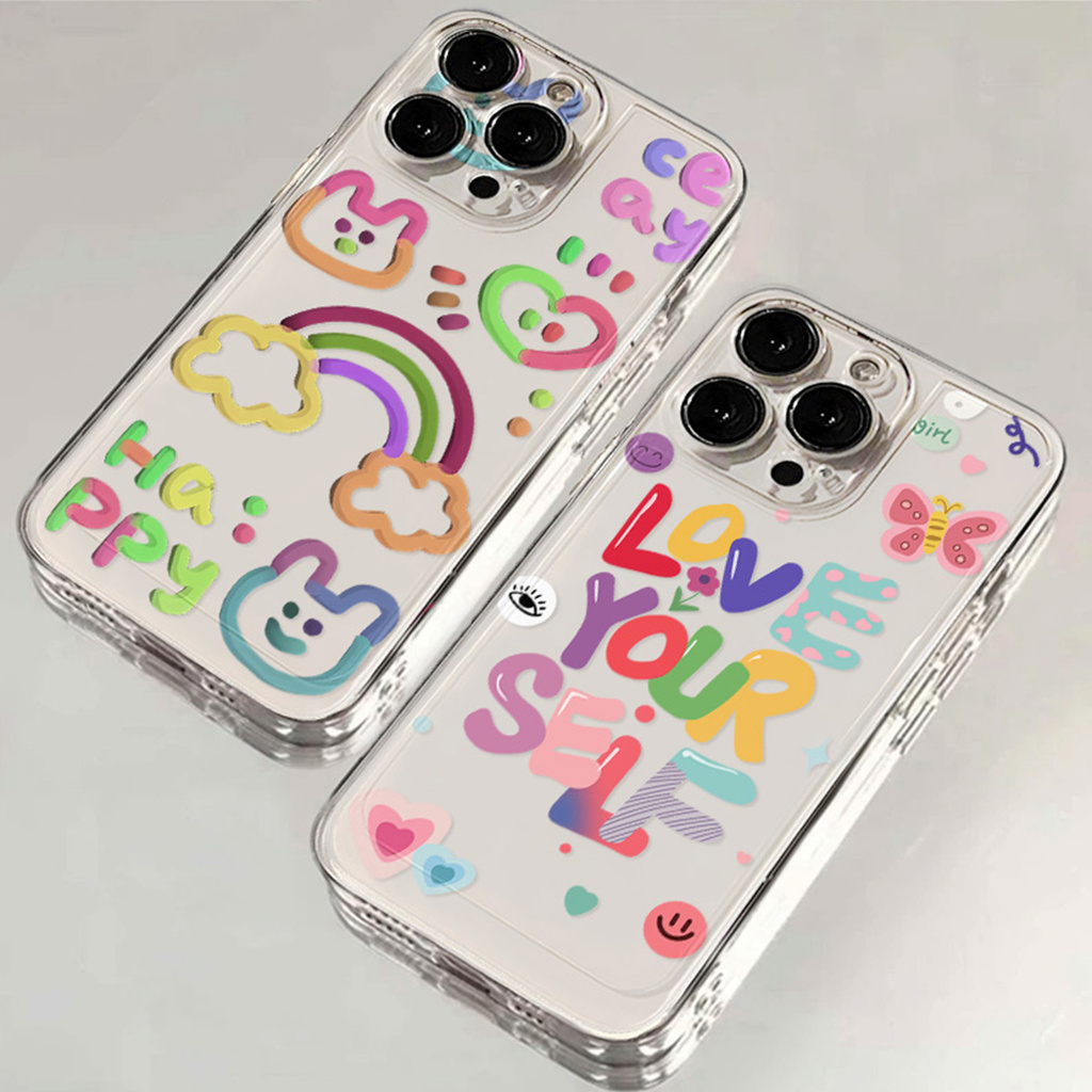 ❤️9-19บาท❤️เคสโทรศัพท์ เคส for iPhone 11 13 14 15 12 Pro Max XR 7 8 Plus XS Max เคสไอโฟน11 Space Tpu