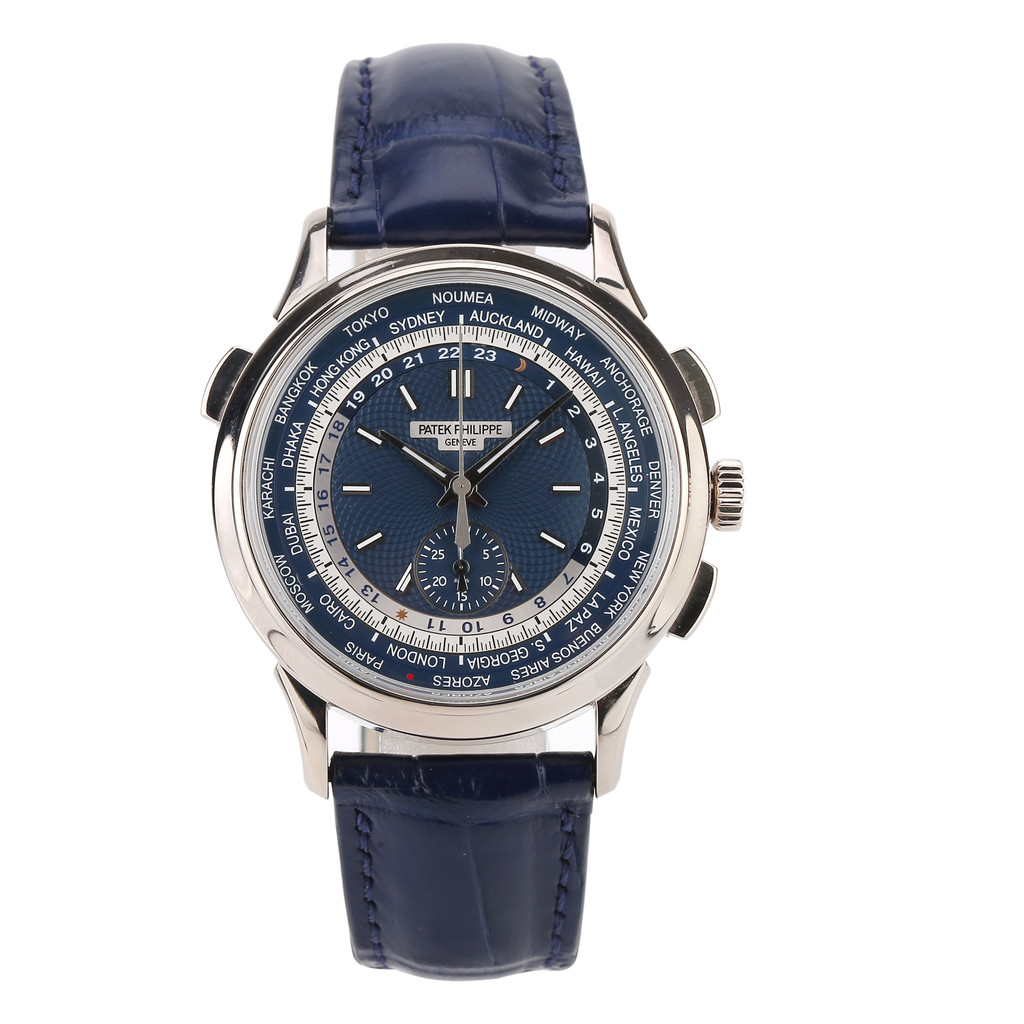 Patek philippe ฟังก์ชั่นที่ซับซ้อน Timepiece 18K ทองคําขาวนาฬิกาผู้ชาย 5930G-010