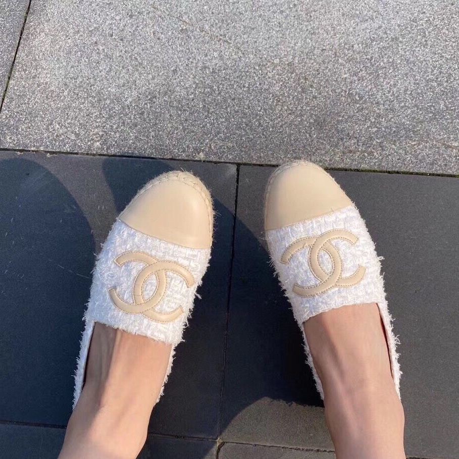 รองเท้าชาวประมงย้อนยุครองเท้าส้นแบนแฟชั่นผู้หญิงจับคู่สีรองเท้าไม่มีส้นแบบสวม
