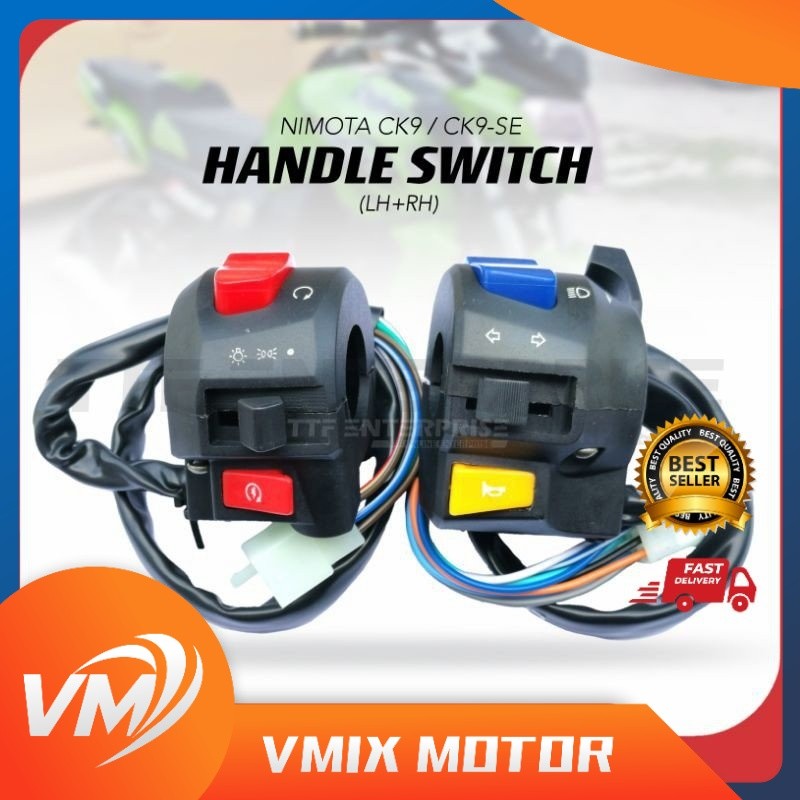 NIMOTA CK9 / CK9SE HANDLE SWITCH SET (LH+RH)