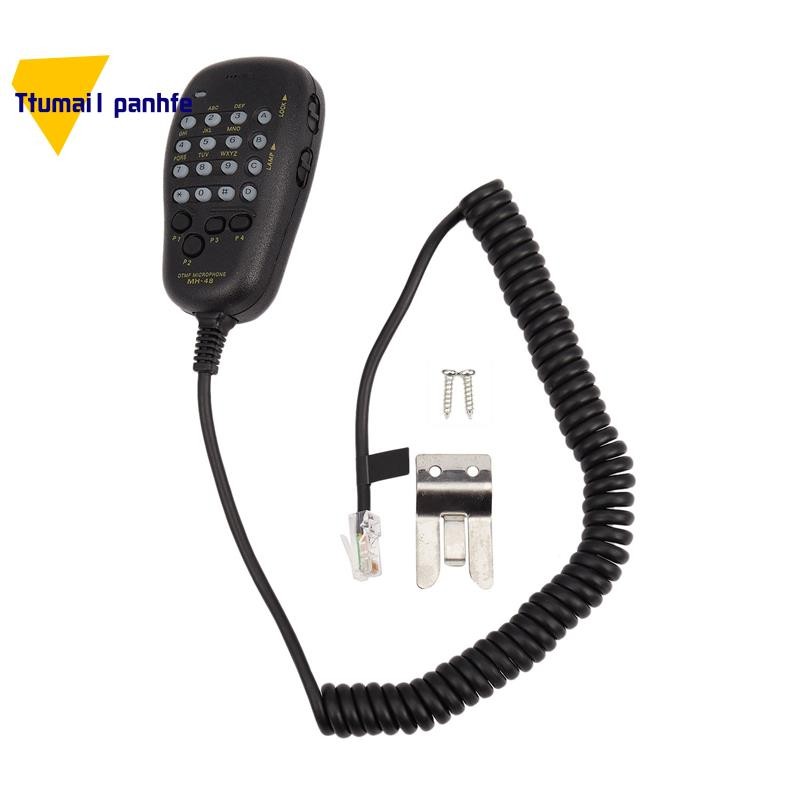 Dtmf -48A6J ไมโครโฟนแบบมือ RJ-45 ปลั๊กสําหรับ FT-8900 FT-2800M OT8G วิทยุ