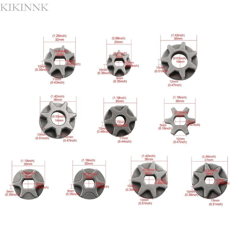 Kikin เฟืองโซ่ไดรฟ์เปลี่ยนเฟืองสําหรับ 5016 6018 เกียร์ Asterisk โซ่ไฟฟ้า