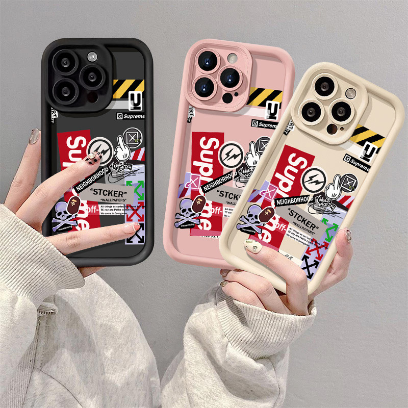 ป้ายตัวอักษรภาษาอังกฤษเทรนด์แฟชั่น เคสSamsung A05 A23 A05s A24 A14 A03 A15 A03s A52 A32 A54 A13 A25 A50 A21s A12 A34 A53