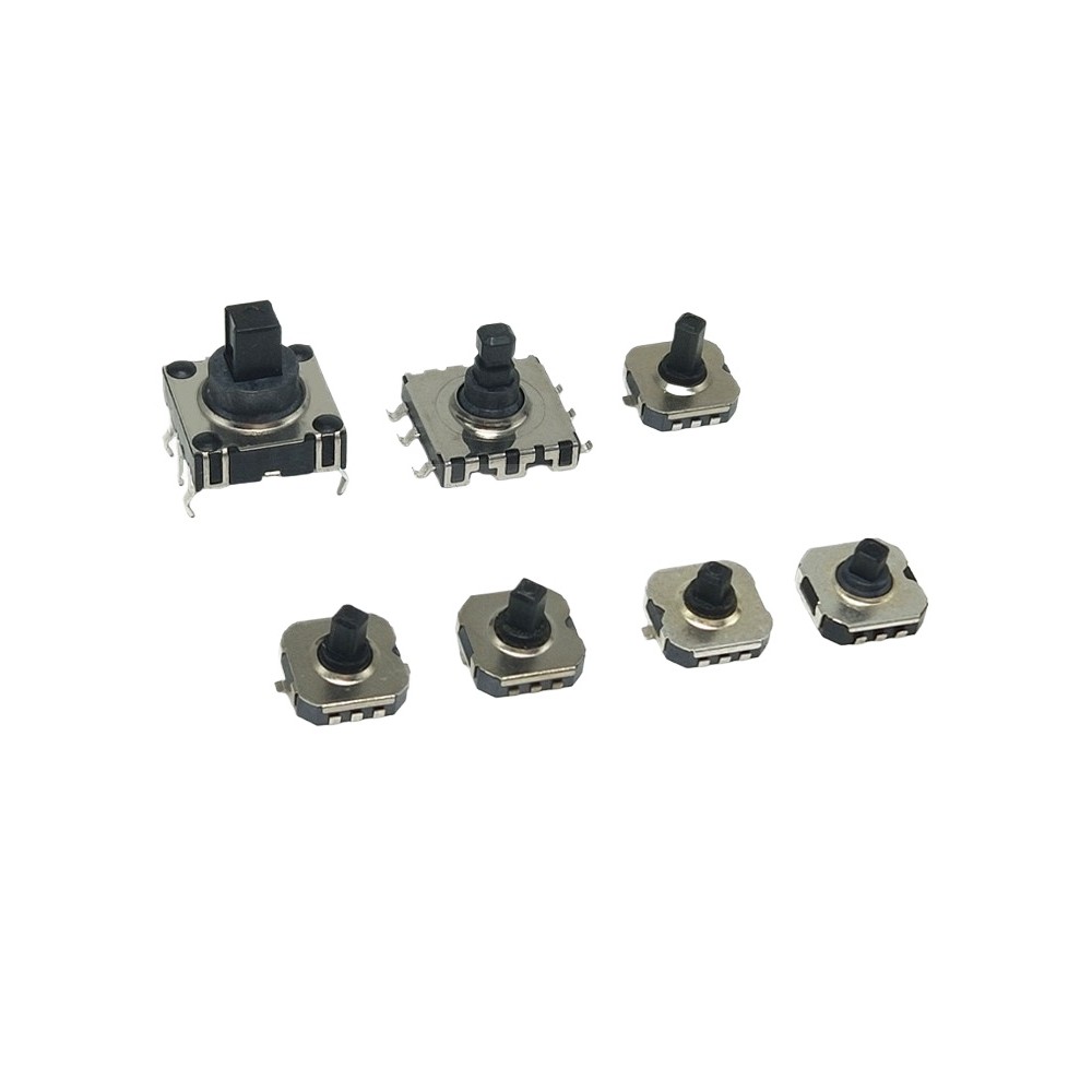 Patch 6-Pin Five-Way Button Switch Reset Multi-Function 7 * 7 * 5/6/7 พร้อมคอลัมน์หู/ไม่มีหู 10 * 10 * 9MM