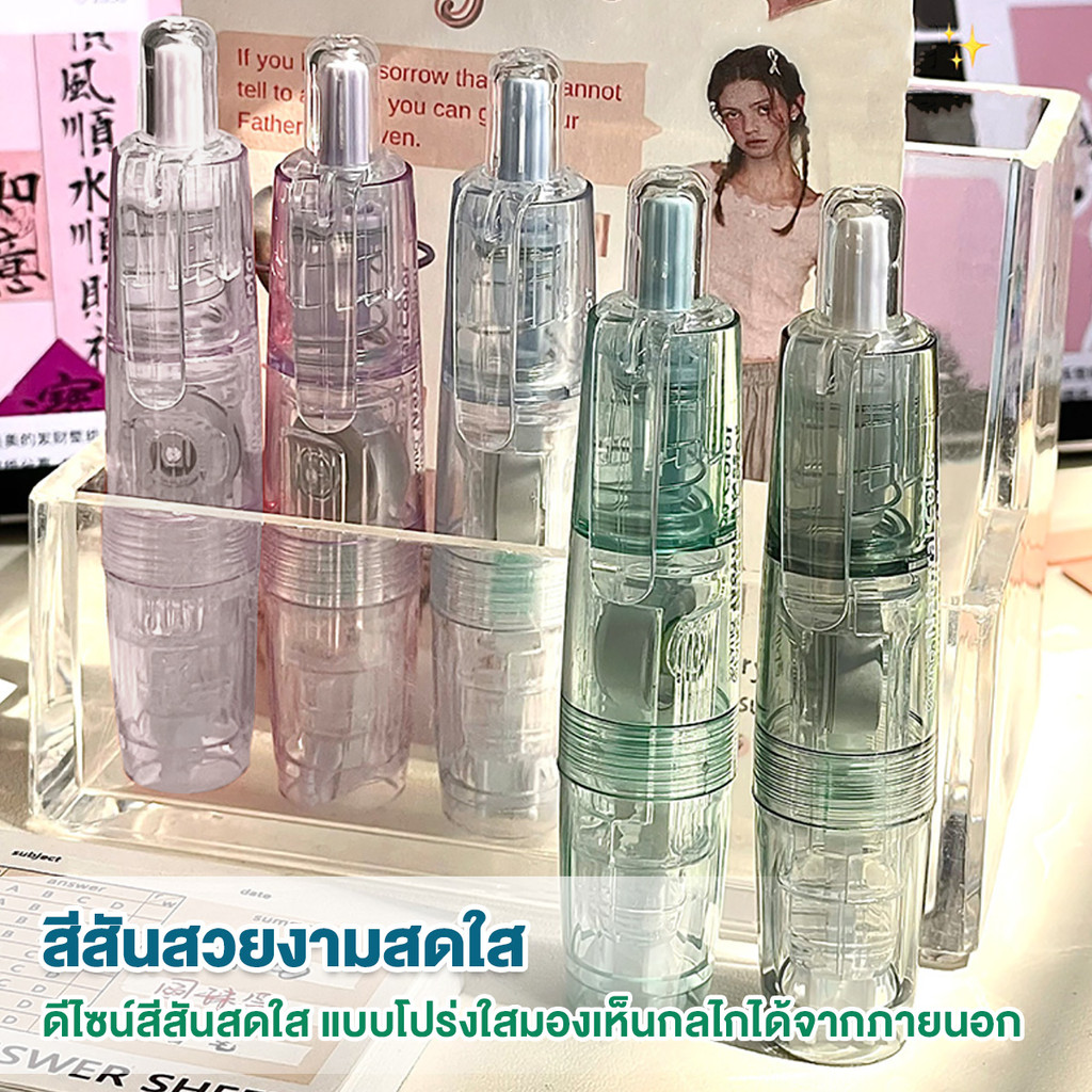 Ohayo เทปลบคำผิด หมุนได้ 360 องศา  ลบปากกาลิควิด เทปลบแฟนซี สําหรับโรงเรียน สํานักงาน เครื่องเขียน - รูปที่ 2