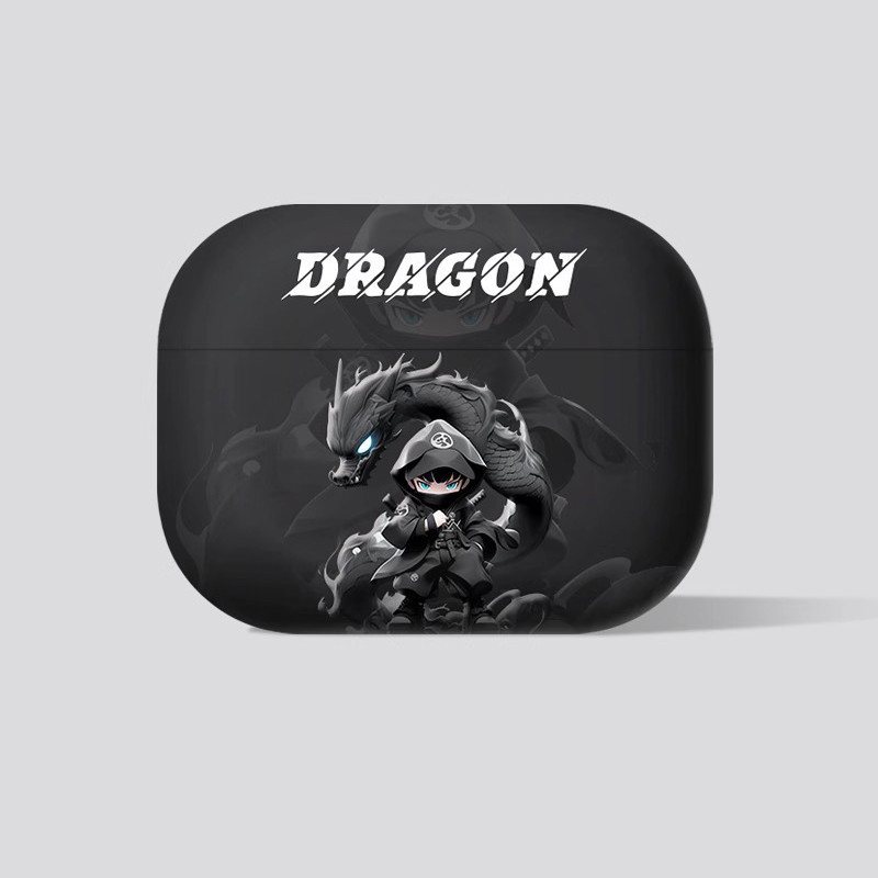 MANGO กรณีปลอกสําหรับ AirPods 1 2 3 4 Pro 3 2 กรณีปลอก Gen 2 3 4 2nd 3rd 4th Gen2 Gen3 Gen4 Matte TPU กรณีน่ารักการ์ตูนอะนิเมะบิสกิตสีขาว Clown ยิ้มเด็ก - รูปที่ 6