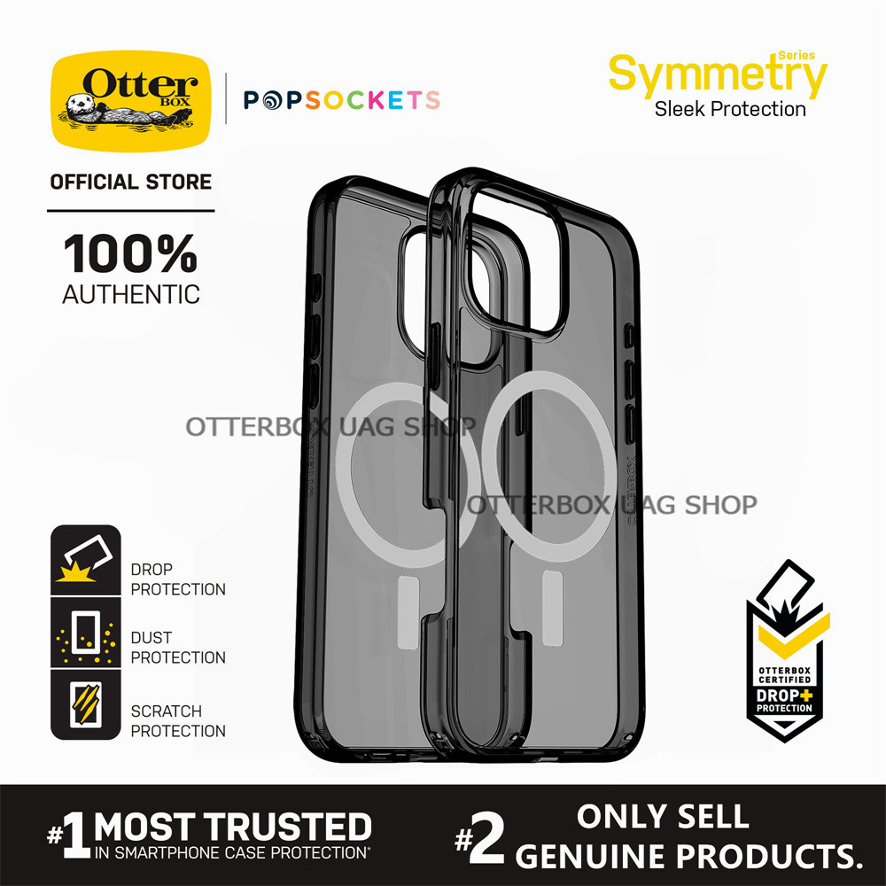 เคส OtterBox รุ่น Symmetry Clear / Stardust with Magnetic - iPhone 16 Pro Max / 16 Pro / 16 Plus / 16 / 15 14 Pro Max / 15 14 Pro / 15 14 Plus / 15 14 / 13 12 11 Pro Max / 13 12 11 Pro / 13 12 Mini
