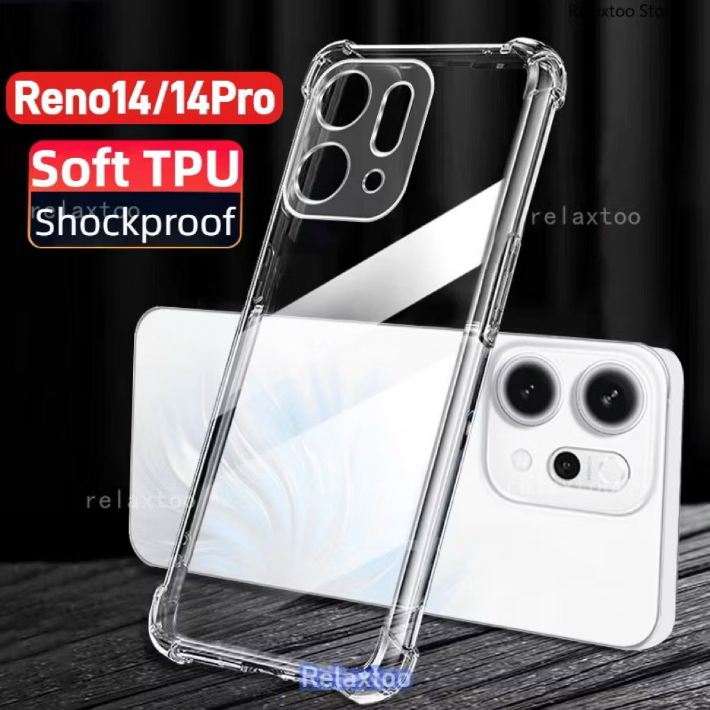 เคสใส สำหรับ Oppo Reno14 14F Reno14pro Reno13 Reno13F Reno13pro ตรงรุ่น พร้อมส่ง