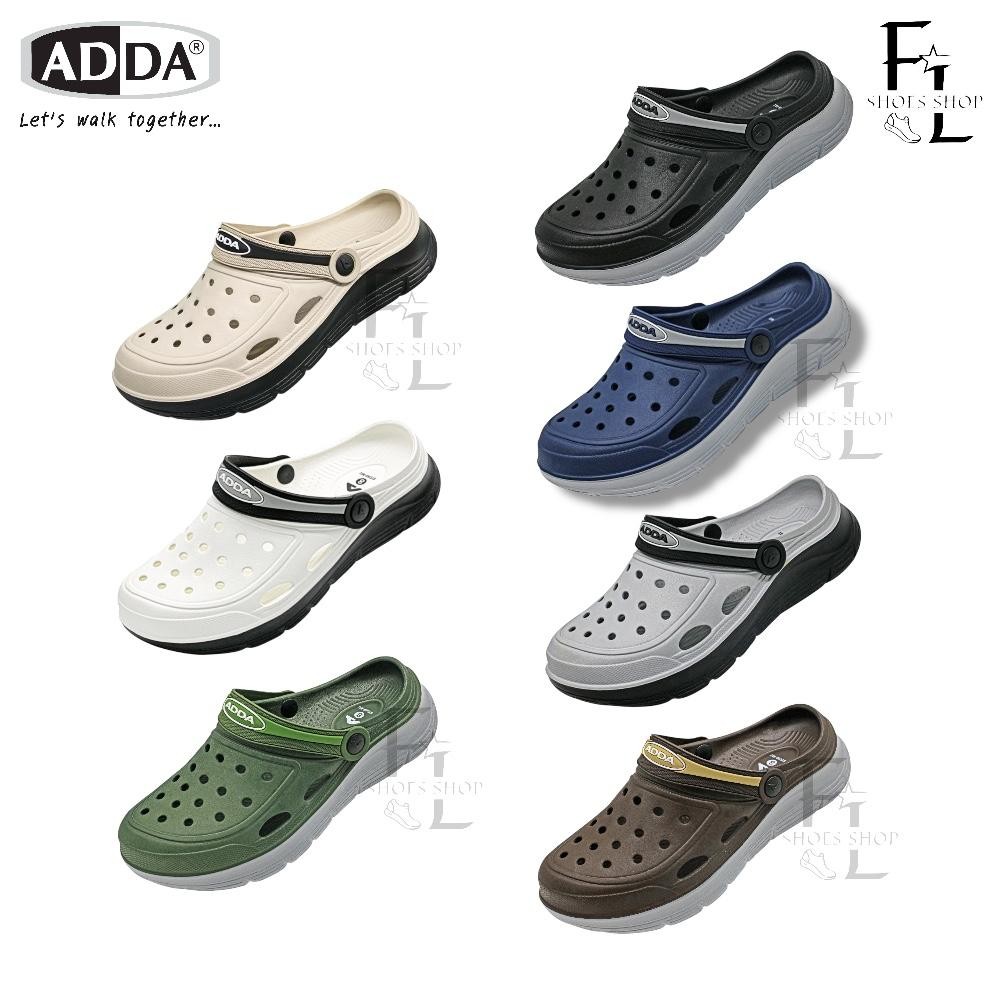 ADDA รองเท้าแตะ รองเท้าแตะแบบสวม รองเท้าหัวโต ชาย รุ่น 5TD88 (เบอร์ 7-10)