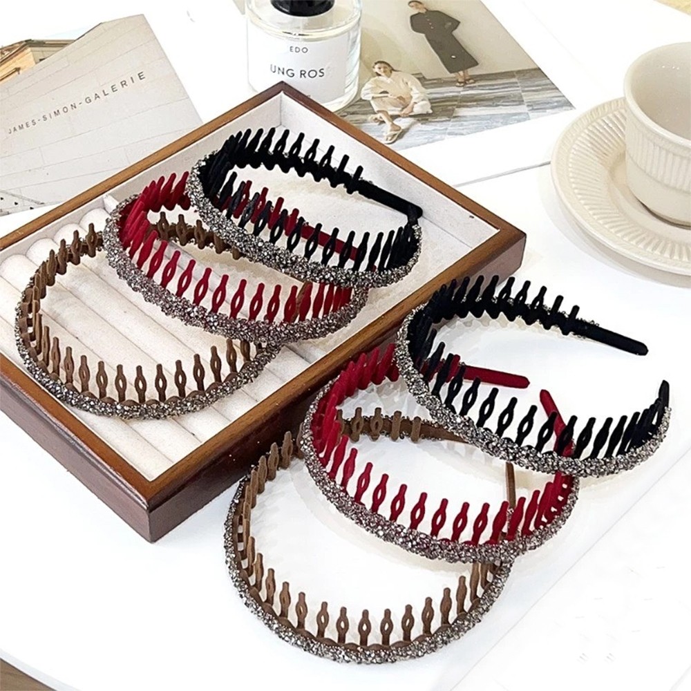 BOOM - ที่คาดผมผู้หญิงใน THE SHAPE OF A SIRKAM H729 นําเข้าอัญมณีสไตล์เกาหลีแฟชั่นสตรี HEADBAND