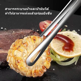 ตาข่ายบาร์บีคิวคลิปคลิปสเต็กบาร์บีคิวคลิปอาหารคลิปขนมปังหัวคลิป 304 หนาสแตนเลส