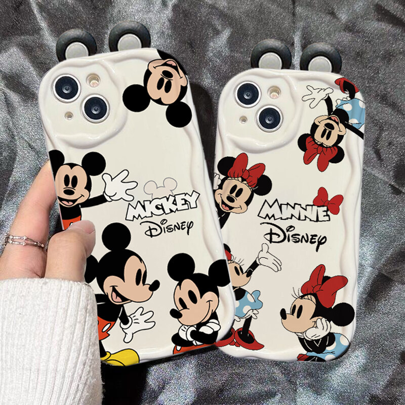 3D หูตุ๊กตาสําหรับ Redmi 10 10C 9 9A 9i A1 A2 Plus หมายเหตุ 8 12 Pro Plus K30 K40 K50 Pro POCO X2 F3