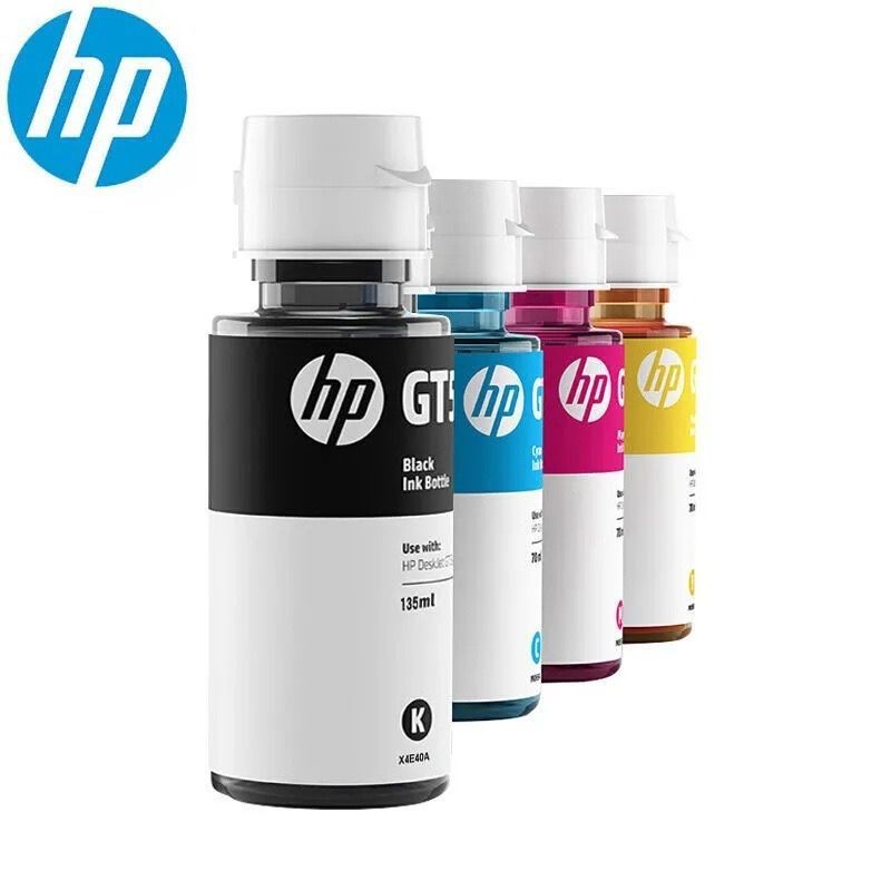 💥สินค้าพร้อมส่ง💥หมึกเติมแท้ HP GT53 XL GT51 , GT52 Set 4 สี 4 ขวด (มีกล่อง) For 