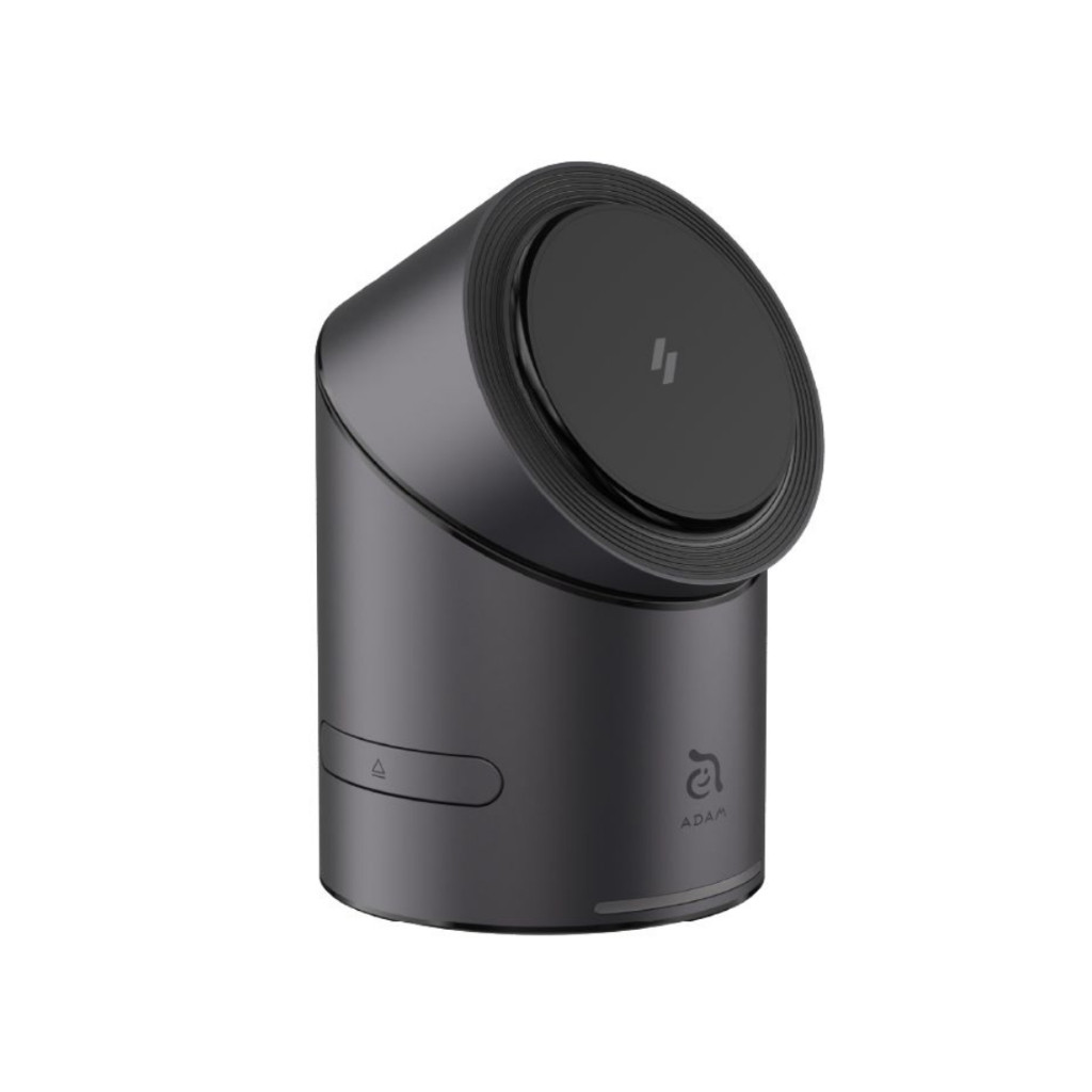แท่นชาร์จแบบไร้สาย : Adam Element Mag Tube Qi2  3-in-1 Intelligent  Charging Station-Gray
