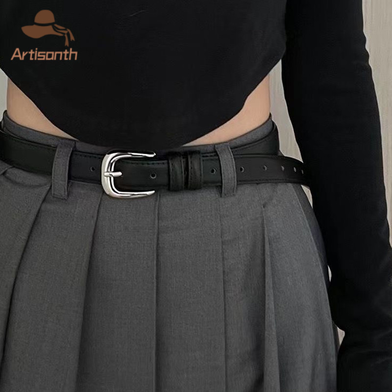 ส่งเร็ว💥เข็มขัดผู้หญิง แนววินเทจแฟชั่น หนังจำลอง เรียบง่าย ทันสมัย ​​ใช้งานได้หลากหลาย ใส่ได้ทั้งกางเกง กระโปรงค่ะ