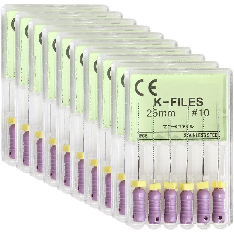 10 แพ็ค 21/25/31 มม.ทันตกรรม K-FILE Endodontic สแตนเลส Endo Root Canal K ไฟล์ใช้ทันตกรรม Lab เครื่อง