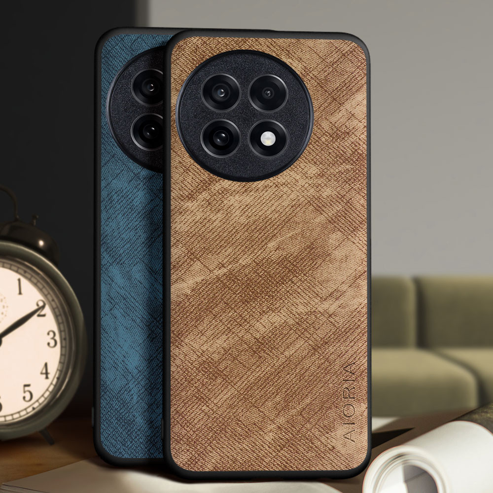 ปลอก Oneplus 13 13r Vintage denim หนังฝาครอบโทรศัพท์หรูหราสําหรับ Oneplus 13r กรณี