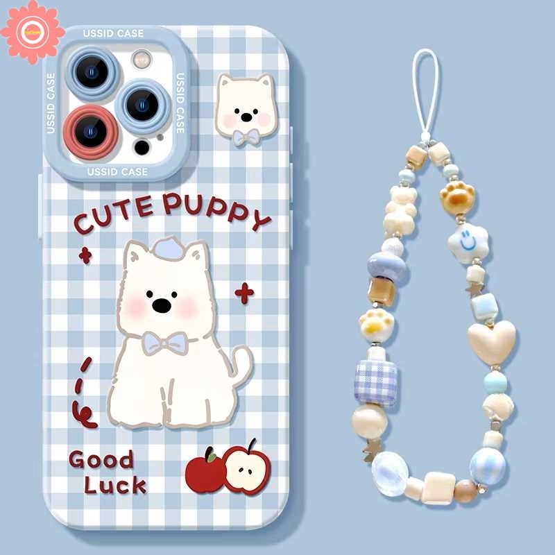 สําหรับRedmi 13C 14C 10 9C 10A 12 12C A2 10C 9 9A 9T A1 หมายเหตุ 13 14 12 9 11s 11 8 10 Pro Max Plus Poco X5 X6 M3 Pro C61 C75 แฟชั่นลูกสุนัขสีฟ้าน่ารัก  ปกอ่อนผลไม้สด