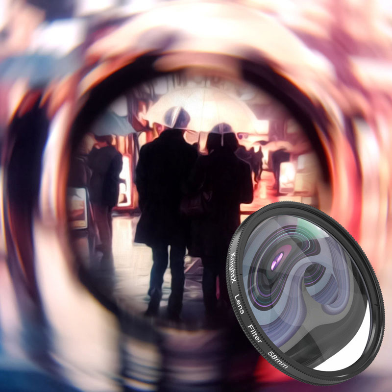58/77 มม.R Swirl Filter เอฟเฟกต์พิเศษ Prism เลนส์ Halo Fx อุปกรณ์ถ่ายภาพ UV CPL Filter สําหรับกล้อง 