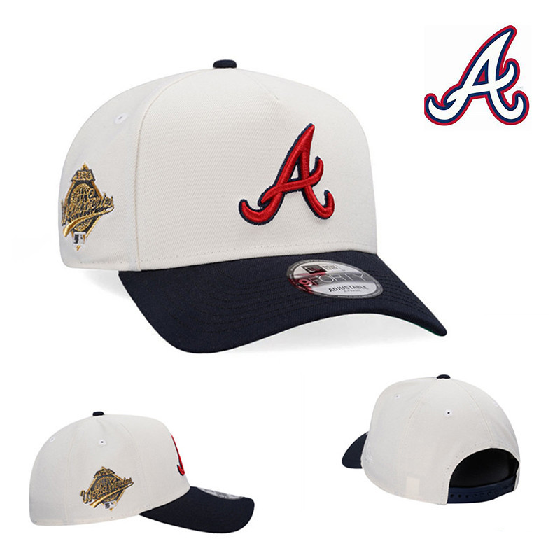 แฟชั่น Atlanta Braves หมวกเบสบอลหมวกปรับได้