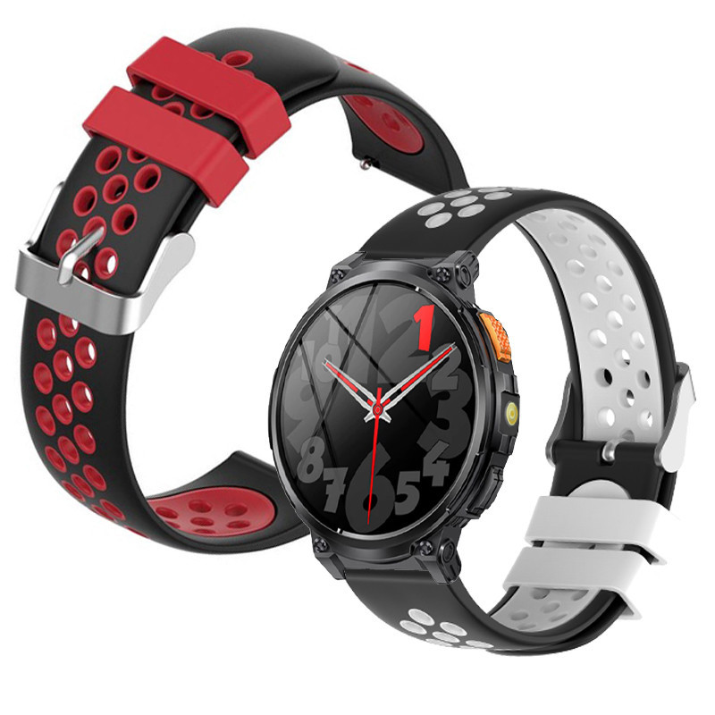 สาย AXON Mega แฟชั่นสายนาฬิกาซิลิโคนสําหรับ AXON Mega SmartWatch Band สร้อยข้อมือ Soprt สายรัดข้อมือ