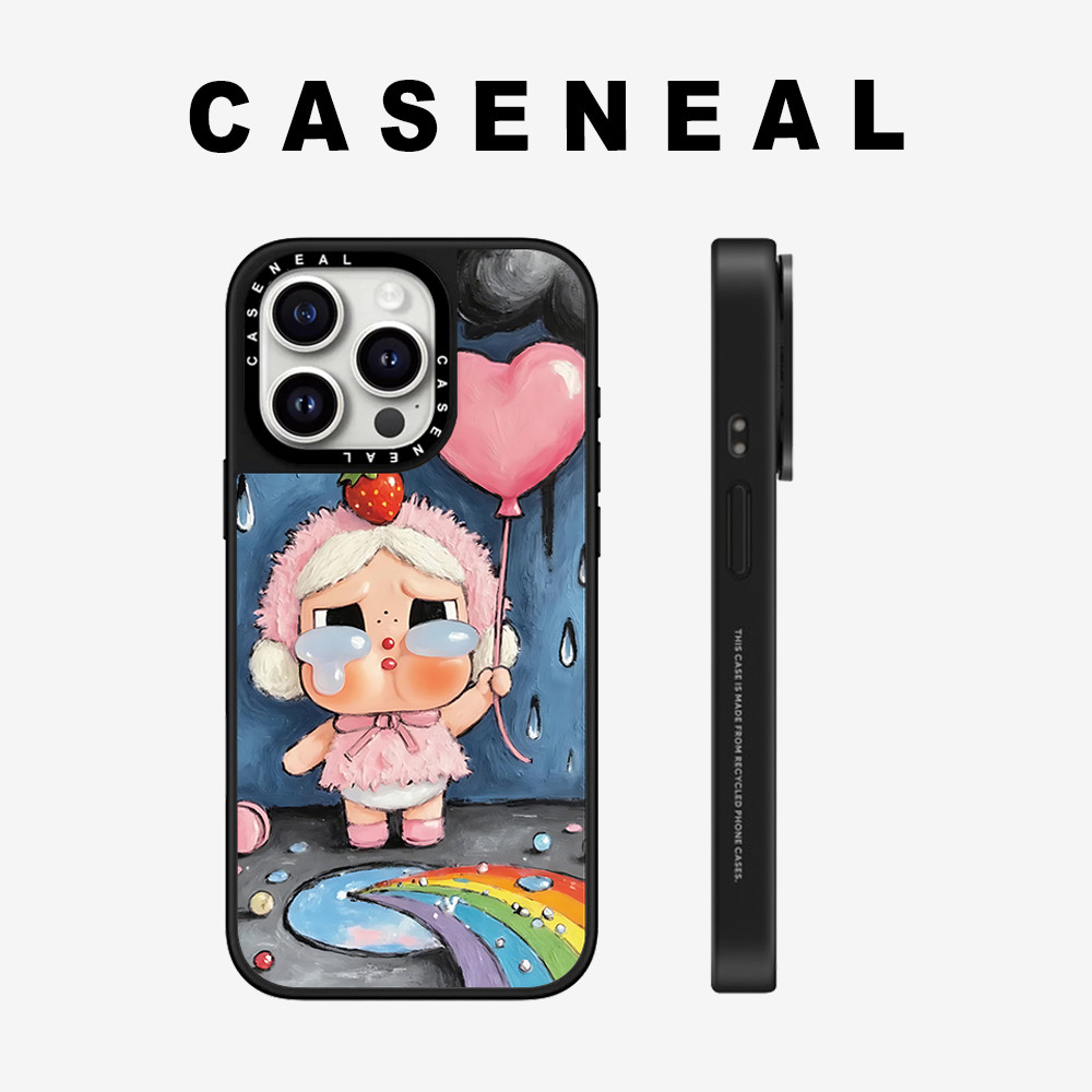 Drop proof CASENEAL เคสโทรศัพท์สําหรับ iPhone 16promax 16pro 16 15Pro 15promax 14promax 13 13promax พิมพ์ด้านข้างเคสแข็งบอลลูนร้องไห้เด็ก 12promax กรณี iPhone 11 กรณีคุณภาพสูง