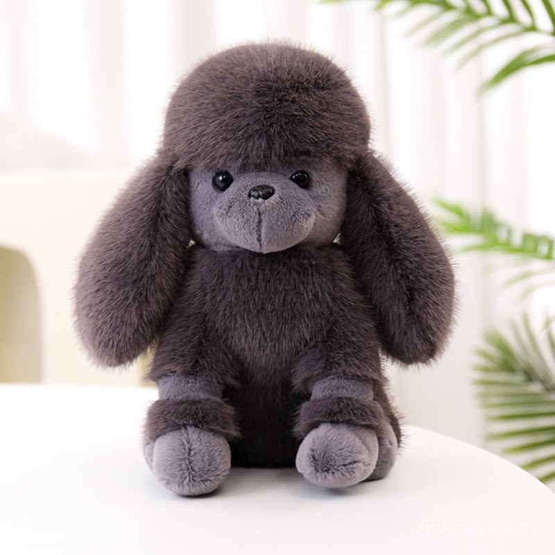 Poodle Series Spotted Poodle Grey Poodle West Highland Animals As Shot Plush Doll UVJS