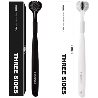 [สินค้าพร้อมส่ง] 【ลดราคา】【ซื้อ 1 แถม 1】แปรงสีฟัน 3 ด้าน หัวแปรง 3 มิติ ขนนุ่ม ทำความสะอาดล้ำลึก ระงับกลิ่นกาย แปรงสีฟันผู้ใหญ่สำหรับใช้ในบ้าน 【ServePro】 PeachBlossom