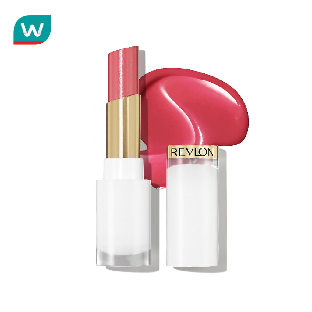 Revlon เรฟลอน ซูเปอร์ ลัสทรัส กลาส ชายน์ ลิป บาล์ม 3.1ก. 005 กลอสเซส อัพ โรส