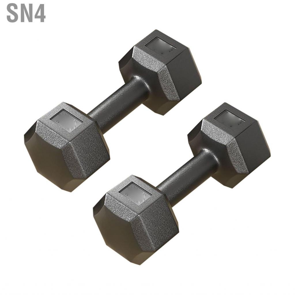 SN4 swoan94.th-th one hex dumbbell cast iron pvc 22lb fitness dumbbells ชุดสำหรับการฝึกความแข็งแกร่ง