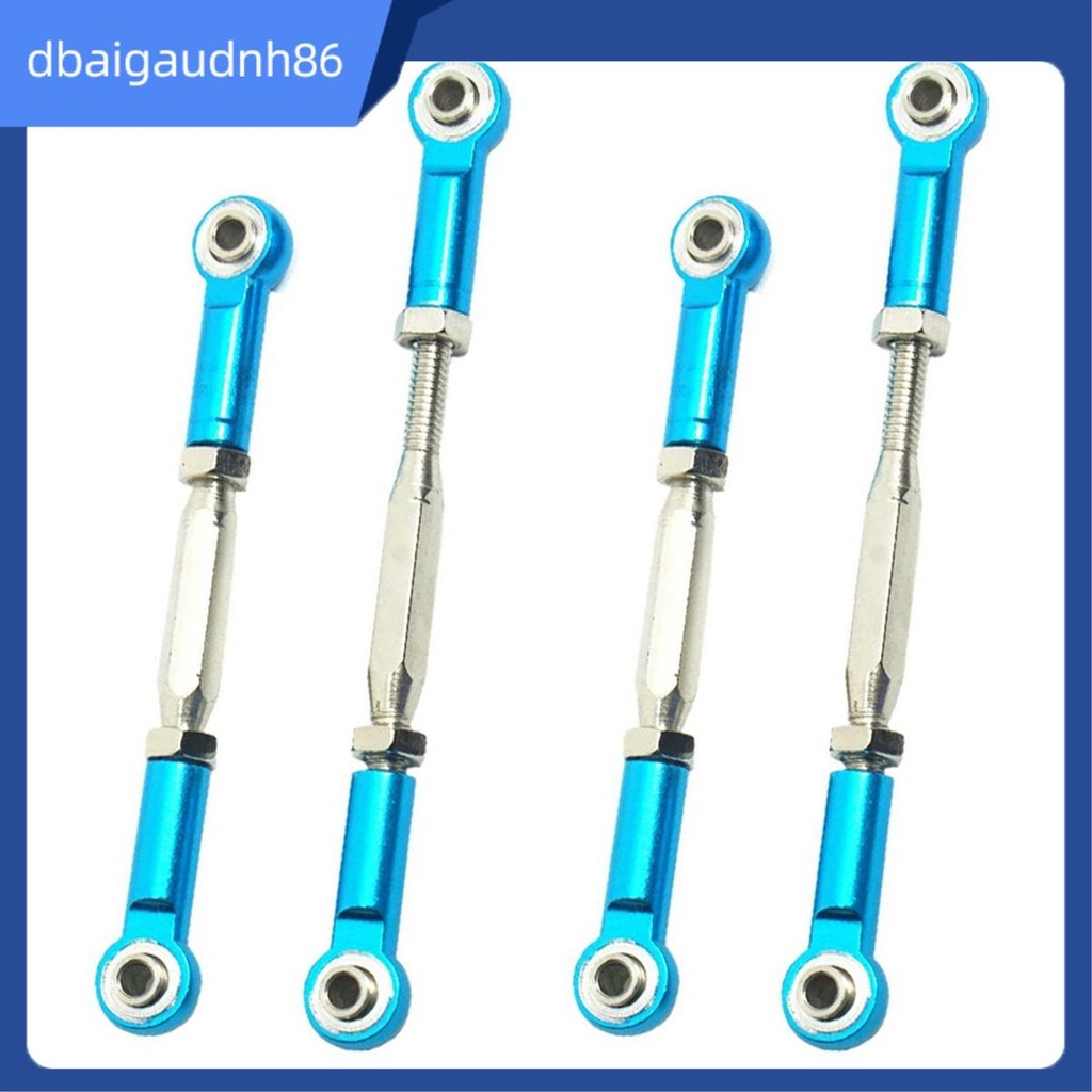 READY STOCK4Pcs โลหะปรับพวงมาลัย Link Pull Rod สําหรับ Slash 5807 HQ727 1/10 RC รถอะไหล่อัพเกรด,2